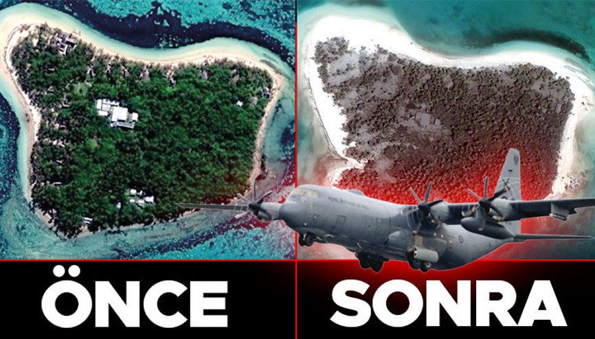 Yeşil ada gri oldu... Tonga’ya yardıma kül engeli Yeşil ada gri oldu... Tonga’ya yardıma kül engeli