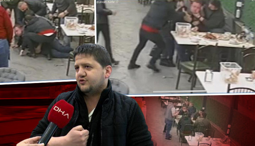 Çorba içerken bir anda masaya yığıldı Korku dolu anlar: Saniye saniye kamerada