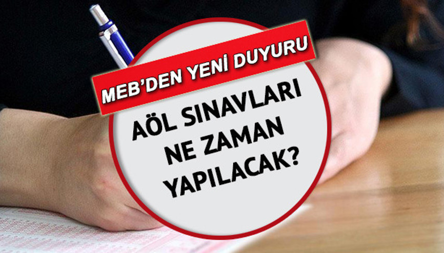 AÖL sınav takvimi: 2022 AÖL sınavları ne zaman yapılacak MEB Açıköğretim Lisesi sınav tarihleri bilgisi AÖL sınav takvimi: 2022 AÖL sınavları ne zaman yapılacak MEB Açıköğretim Lisesi sınav tarihleri bilgisi
