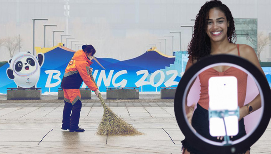 Batılı Tiktokçu kiraladılar... Olimpiyatlar öncesi Çinden imaj hamlesi Batılı Tiktokçu kiraladılar... Olimpiyatlar öncesi Çinden imaj hamlesi