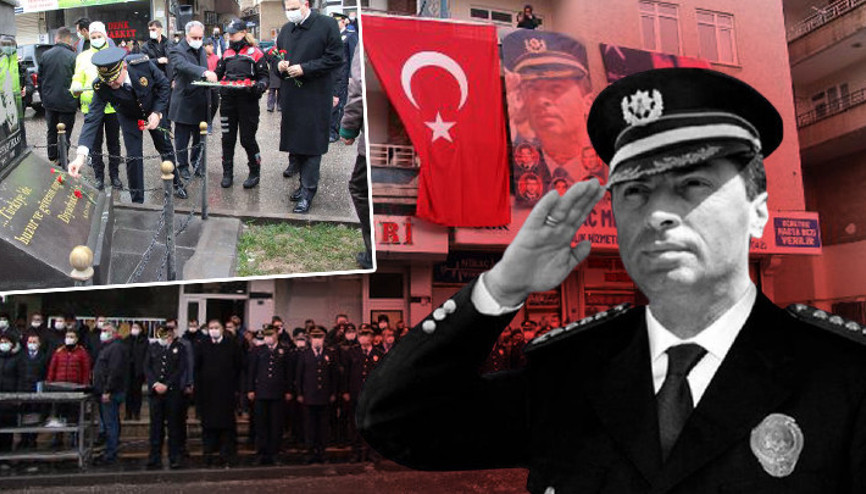 Şehit Emniyet Müdürü Gaffar Okkan ile 5 mesai arkadaşı anıldı Şehit Emniyet Müdürü Gaffar Okkan ile 5 mesai arkadaşı anıldı