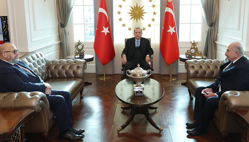 Cumhurbaşkanı Erdoğan, Ermeni Vakıflar Birliği Başkanı Şirinoğlunu kabul etti