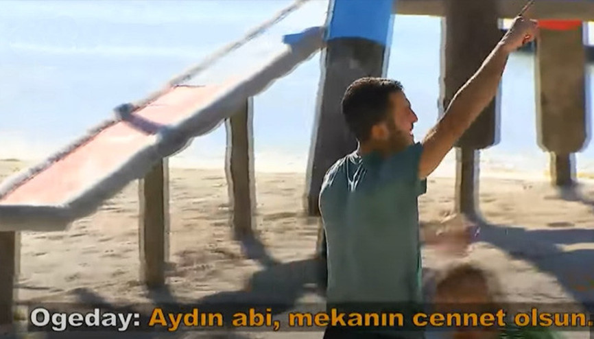 Ogeday kazandığı oyunu Mekanın cennet olsun Aydın Abi diyerek bitirdi... Akıllara eski Survivor yarışmacısı geldi