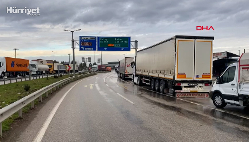 Osmaniye - TAG Otoyolu, Gaziantep yönünde kapatıldı