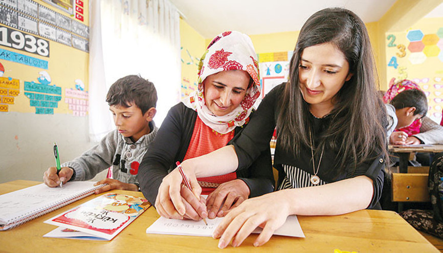 Okuma-yazmada 1 milyon aşıldı