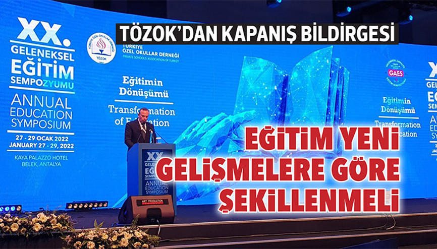 Eğitim yeni gelişmelere göre şekillenmeli