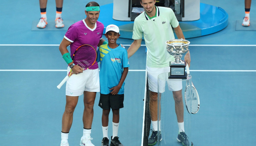 Rafael Nadal - Daniil Medvedev maçından fotoğraflar