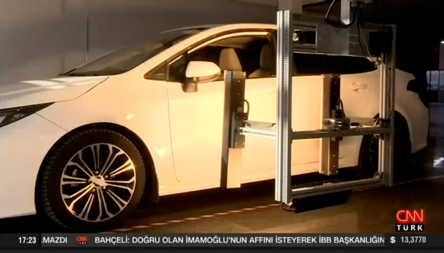 Araçların röntgeni çekiliyor