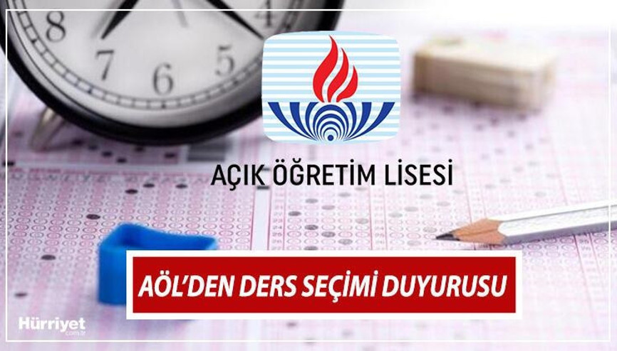 AÖL ders kayıtları ne zaman bitecek MEB 2022 Açık öğretim lisesi kayıt ve ders seçimi tarihleri