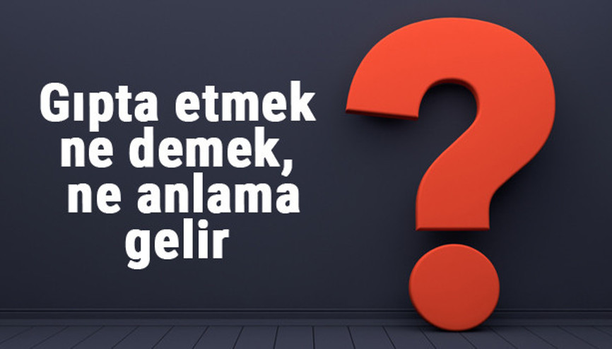 Gıpta ne demek Cümle içerisinde örnekle Gıpta kelimesinin anlamı