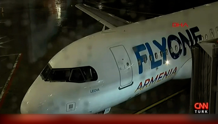 Erivandan İstanbula ilk uçuş gerçekleşti