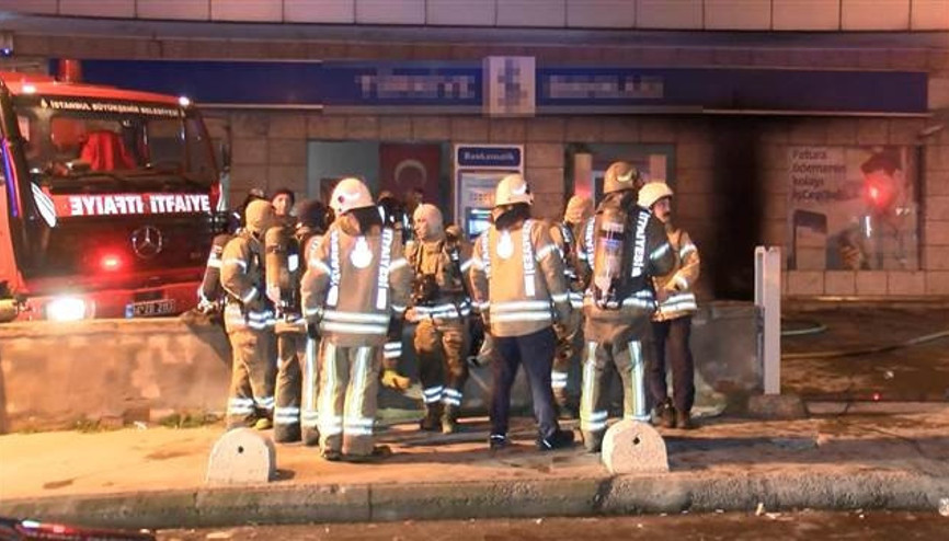 Zeytinburnu’nda tekstil atölyesinde korkutan yangın
