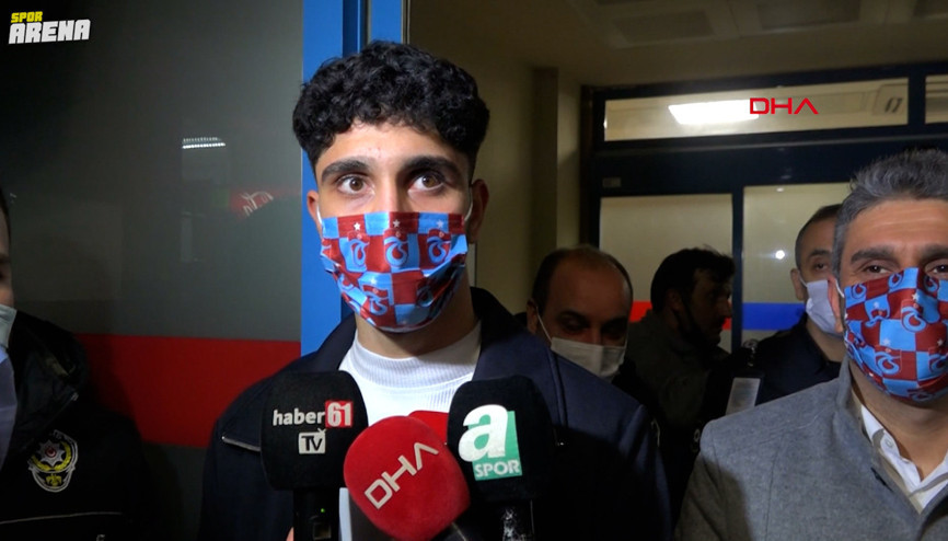 Trabzonsporun yeni transferi Emrehan Gedikli, imzaya geldi