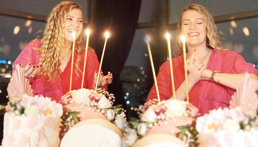 Celal Can Algülden sevgilisi Derya Şensoya sürpriz parti