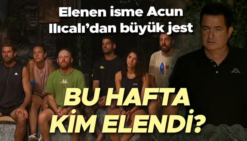 SURVİVORDA KİM ELENDİ Dün gece Survivordan kim gitti İşte 9 Şubat 2022 Survivora veda eden isim belli oldu: Acun Ilıcalıdan büyük jest