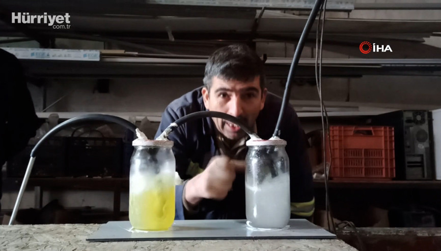 Esnafın iş yerini ısıtmak için bulduğu ilginç çözüm