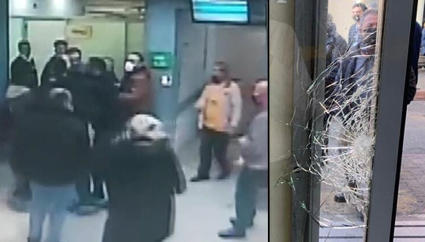 Fatihte 4 kişi sağlıkçılara saldırdı, saldırı sonrası yaşanan arbede kamerada