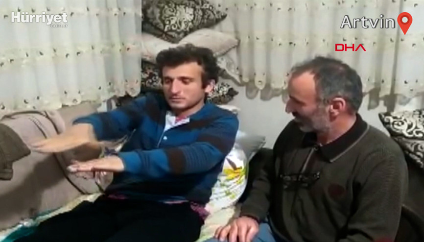 Ayının saldırdığı engelli ersin, arkadaşını görüntülü arayıp yardım istedi