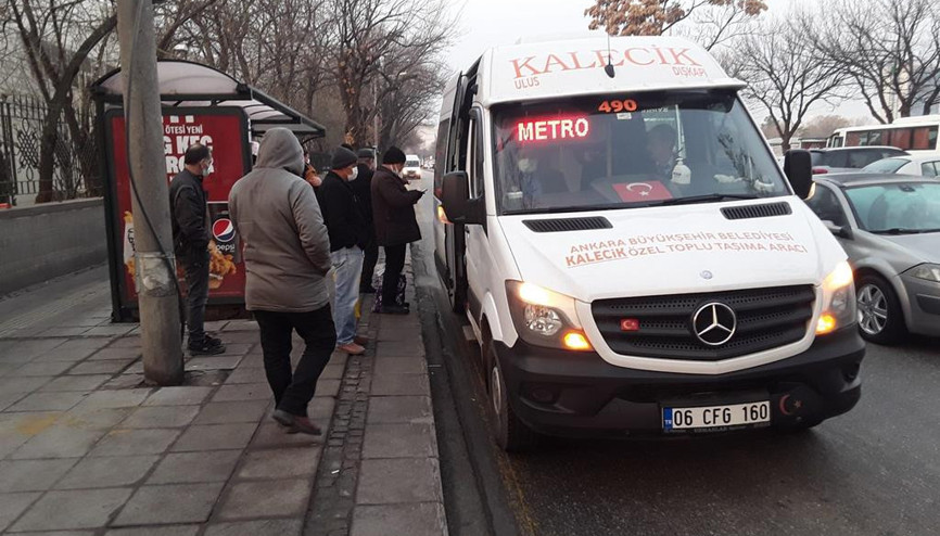 Kalecik de Ankarakart okutuyor