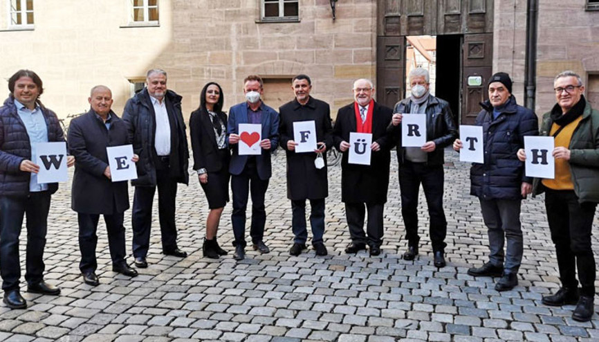Türk Toplumundan, Fürth Belediye Başkanı’na ‘Geçmiş olsun’ ziyareti