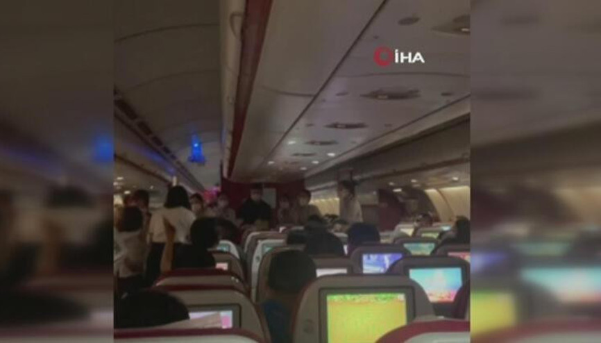 Çinli hamile kadın uçakta doğum yaptı