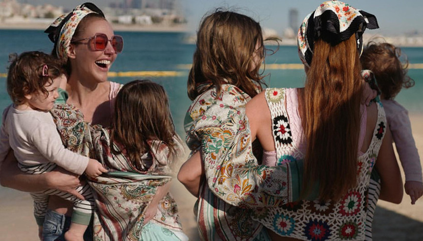 Meryem Uzerli ve kızlarının 10 günlük Dubai tatili