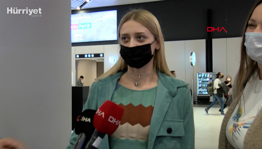 İstanbula gelen Ukraynalılar ülkelerindeki son durumu anlattı