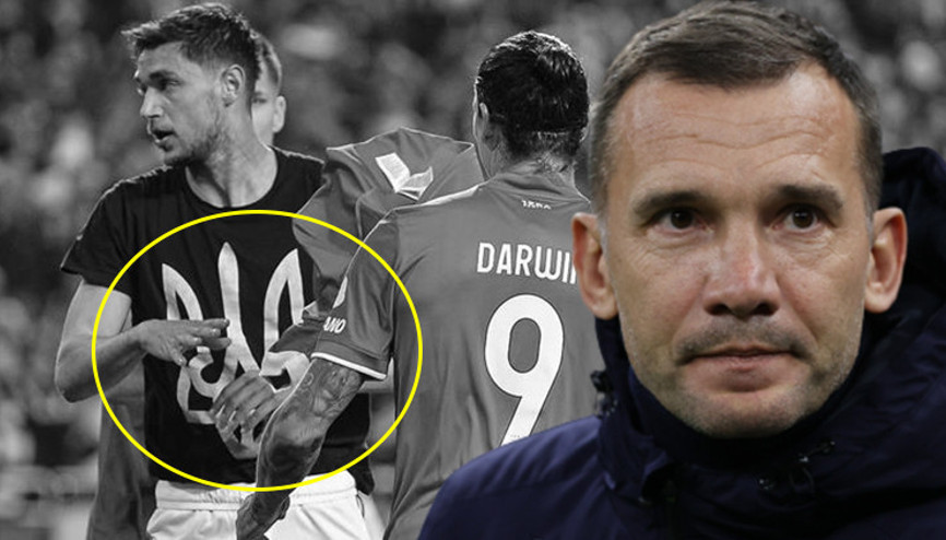 Son Dakika: Ukraynalı futbolcu Roman Yaremchuktan Rusyaya savaş tepkisi Formasını çıkardı ve o sözler... Son Dakika: Ukraynalı futbolcu Roman Yaremchuktan Rusyaya savaş tepkisi Formasını çıkardı ve o sözler...