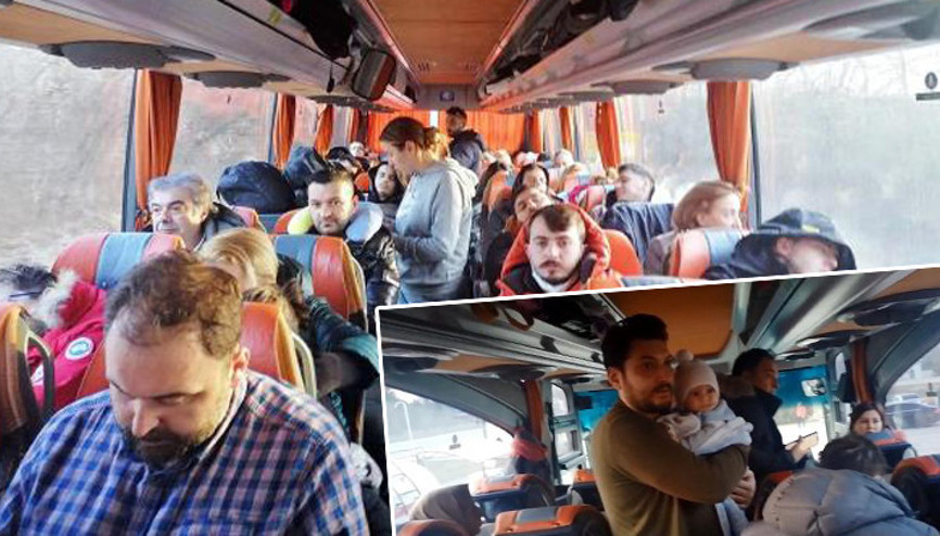 Ukraynadan ayrılan Türkler, Türkiyeye ulaşmaya başladı... Yolda tanklar yanıyordu Türkiyeye 22 saatte geldik