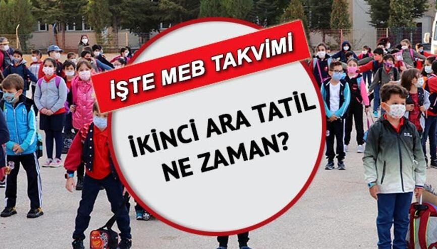 MEB 2022 takvimi: Ara tatil ne zaman Nisan ara tatili hangi tarihte