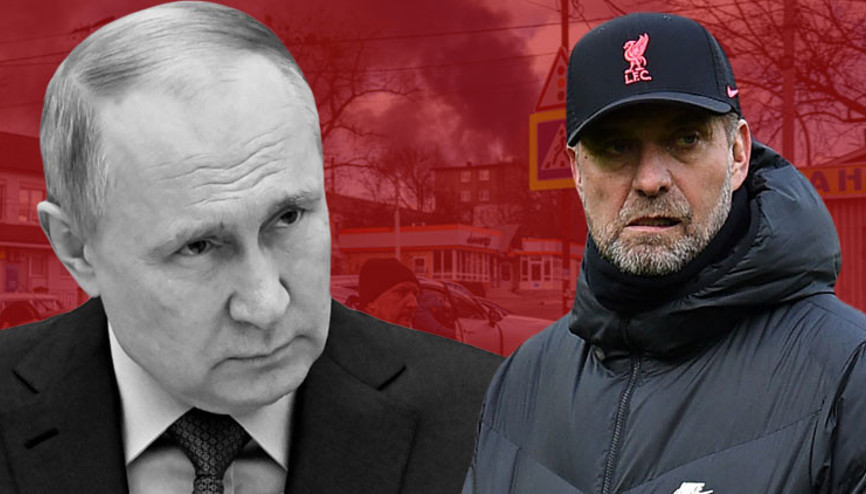 Jürgen Klopptan Rusyaya ve Putine tepki Adını bile anmadı...