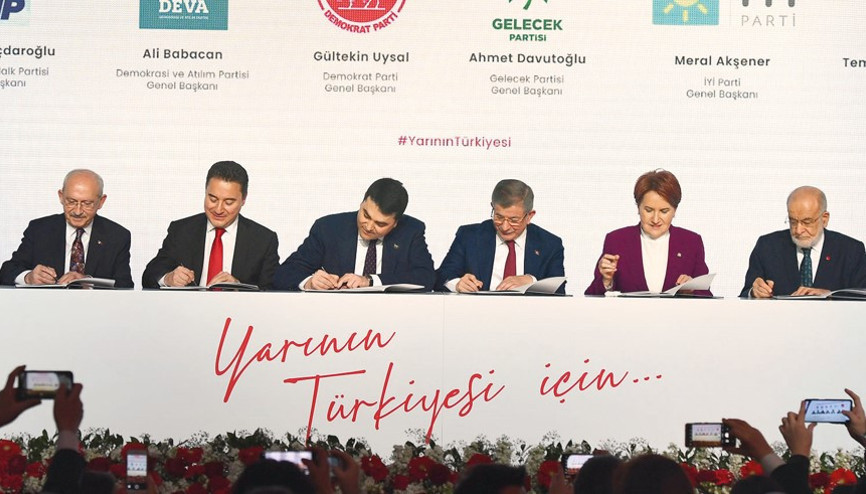 48 sayfalık metne 6 liderden imza