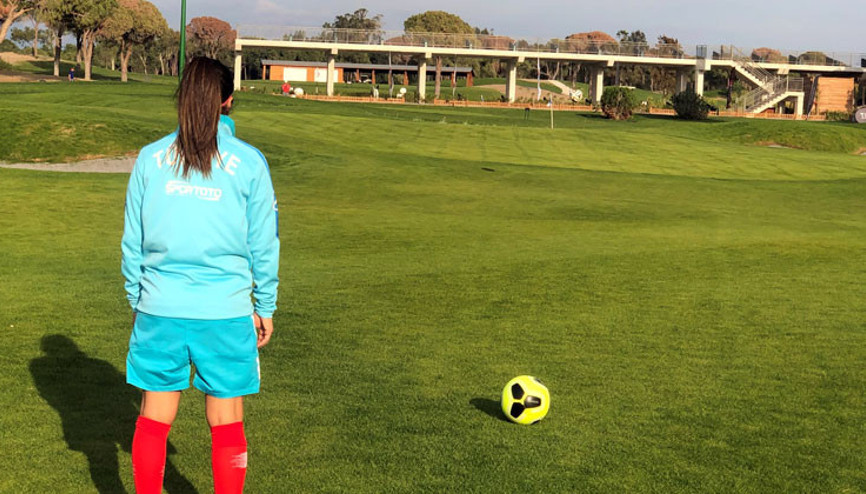 Bilgin Defterli’nin ‘futgolf’ heyecanı