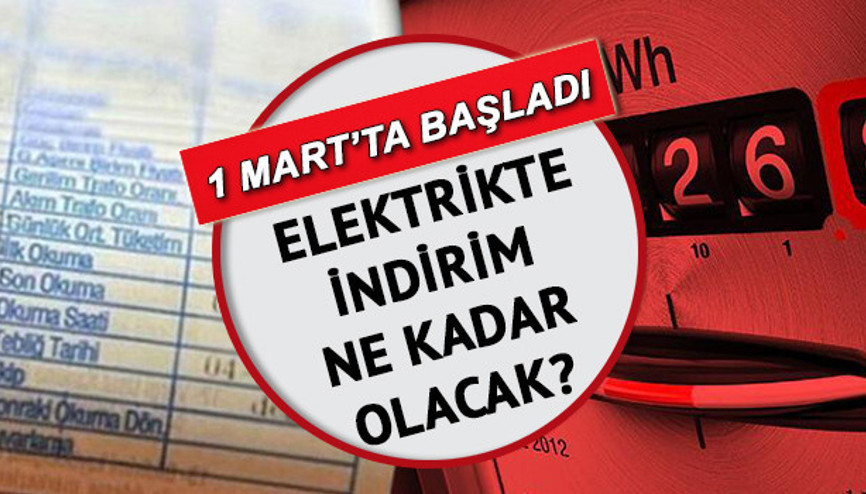 Elektrik faturalarına indirim geldi mi Elektrikte ne kadar indirim olacak Bakan Dönmez elektrik indirim oranını açıkladı