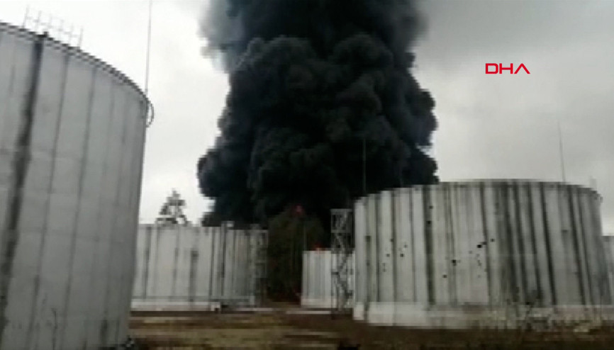 Rusya, Çernihivde petrol rafinerisini vurdu
