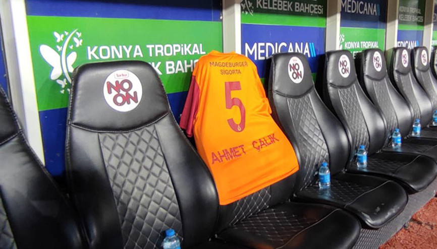 Konyaspor-Galatasaray maçında Ahmet Çalık unutulmadı