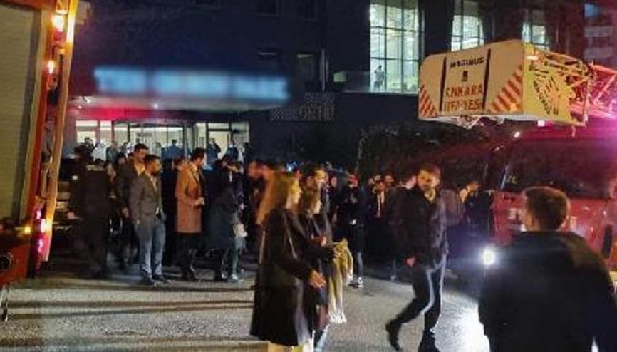 Ankara Barosu avukatlarının toplantı yaptığı otelde yangın paniği