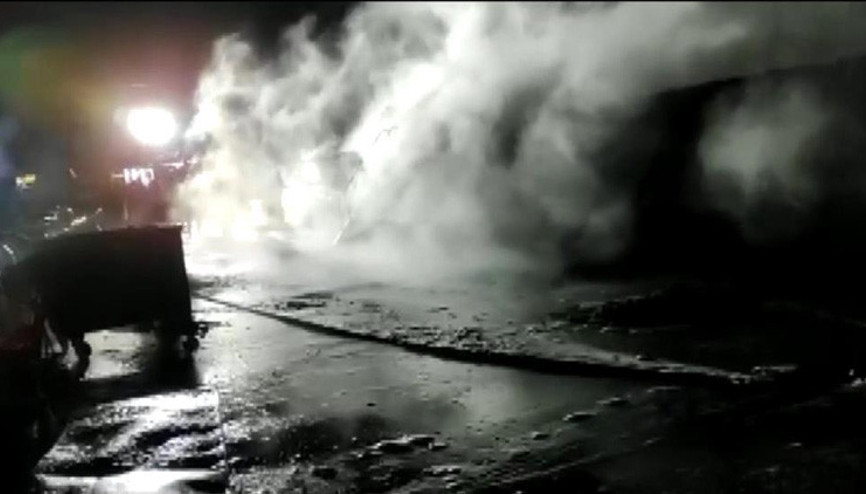 Silivri’de balıkçı barakalarında yangın: 12 baraka küle döndü