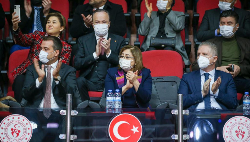 Mustafa Cengiz 1.Gazi Oyunları açılış töreni