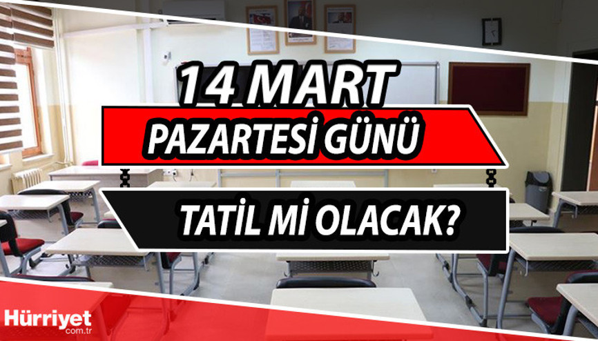 Bugün okullar tatil mi İstanbulda bugün okullar tatil oldu mu 14 Mart 2022 için dikkatler Vali Yerlikayada