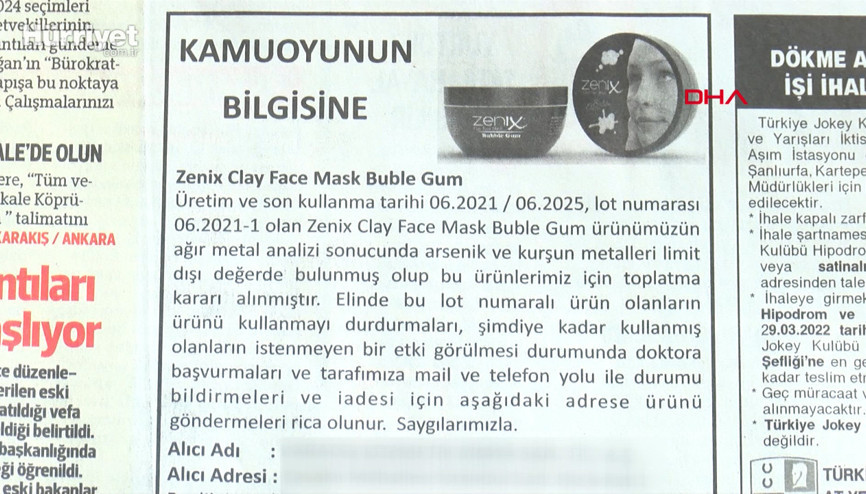 Üretici firma kullanmayın diyerek uyardı ancak hala satışta