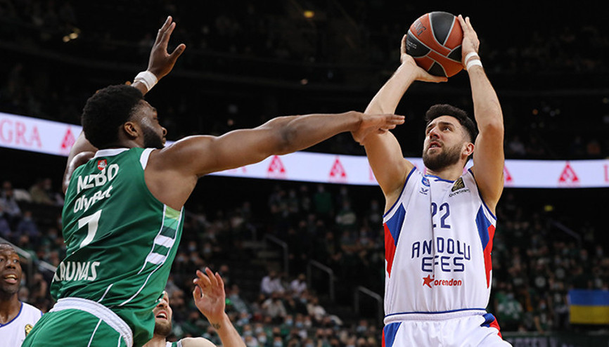 Zalgiris Kaunas 71-85 Anadolu Efes / Maç sonucu
