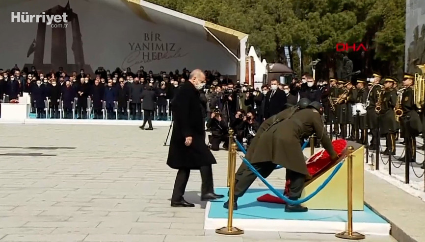 Cumhurbaşkanı Erdoğan, Çanakkale Zaferinin 107. Yılı Anma Töreninde konuştu