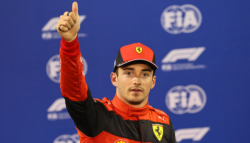 Formula 1’de 2022 sezonunun ilk pole pozisyonu Leclerc’in oldu