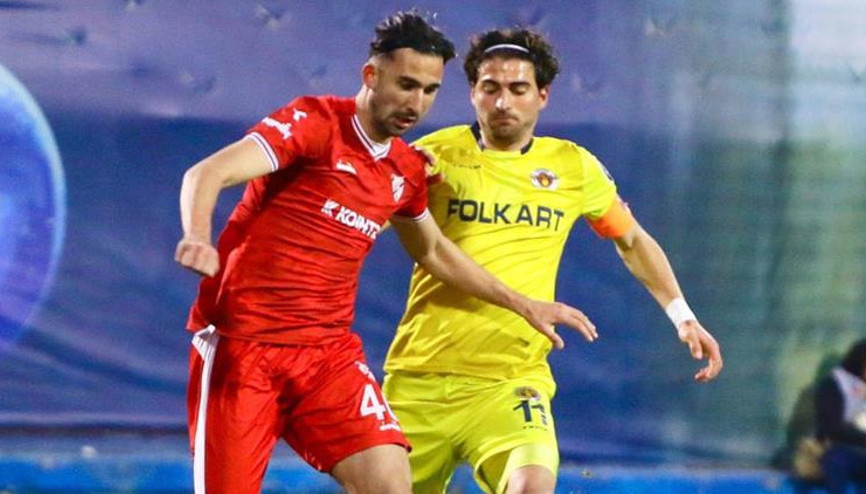 5 gollü maçta Menemenspor, Bolusporu devirdi