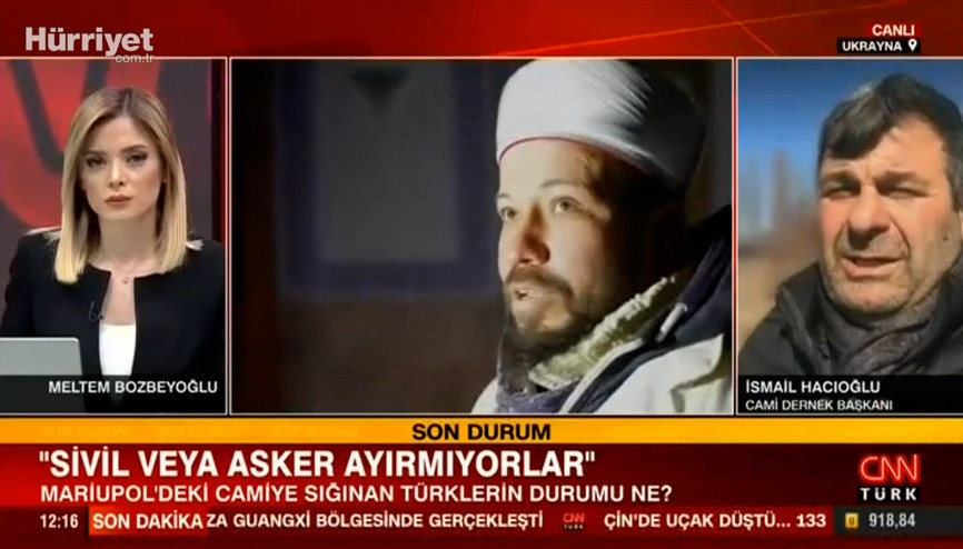 Mariupolda camiye sığınan Türkler