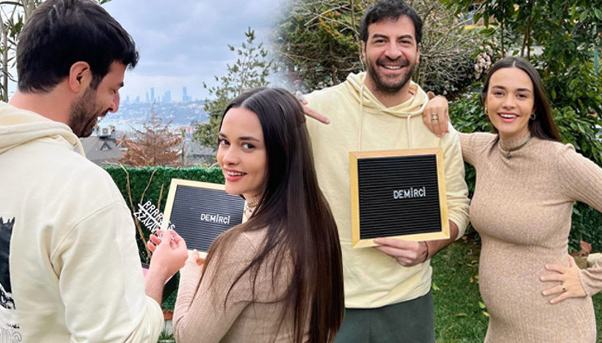 Hande Soral ve İsmail Demirci bebeklerinin adını açıkladı