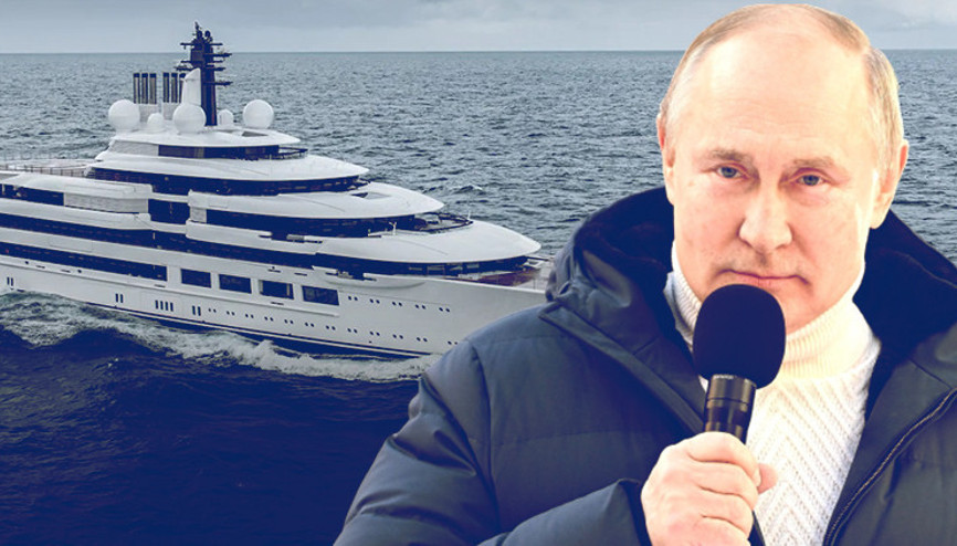 Rusya’ya karşı yaptırımlar sürüyor: Putin’in ‘süper yatı’ İtalya’da mahsur Rusya’ya karşı yaptırımlar sürüyor: Putin’in ‘süper yatı’ İtalya’da mahsur