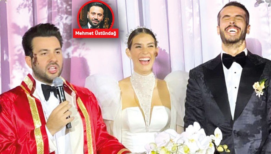 Dila Tarkan ve Dağhan Doğruer’in nikahında Engincan Ural şov