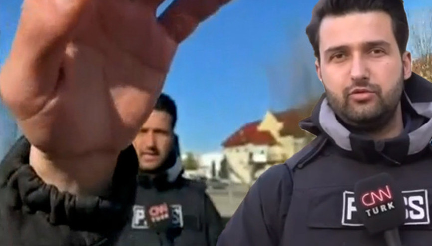 Lvivde gergin saatler CNN Türk ekibine müdahale: İznimiz var dememize rağmen dinlemediler Lvivde gergin saatler CNN Türk ekibine müdahale: İznimiz var dememize rağmen dinlemediler